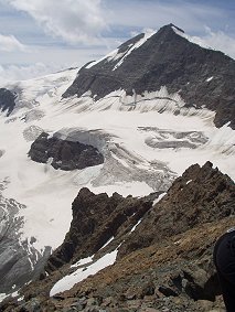 le cirque des Evettes vu du refuge (2590m)