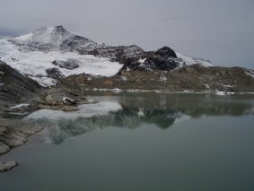 depuis le lac glaciaire du Grand Mean