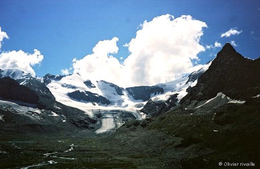 le cirque des Evettes vu du refuge (2590m)