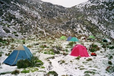 camp carihuairazo 4500m