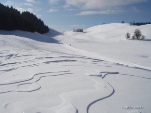 quelques pas sur le GR9 , piste noire !