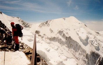 Arrive au refuge du Goter : 3817m