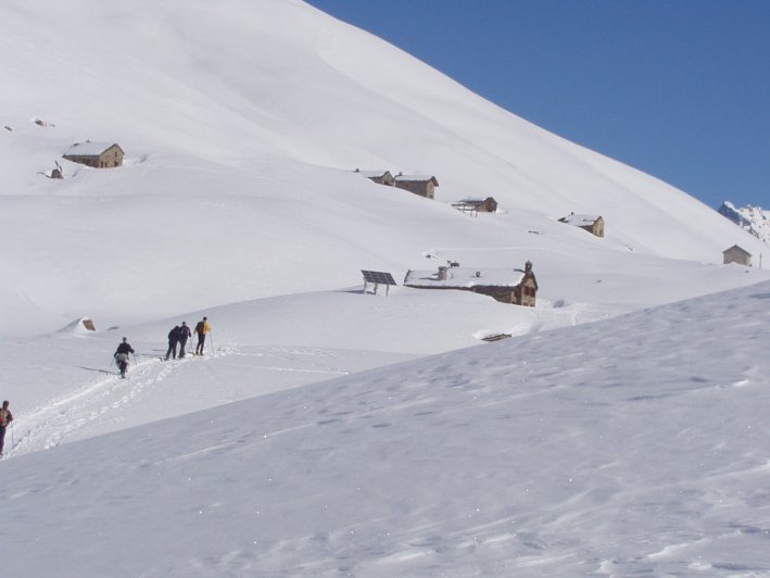 arrive au refuge de Vallonbrun