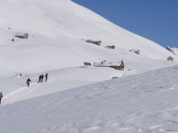 arrive au refuge de Vallonbrun